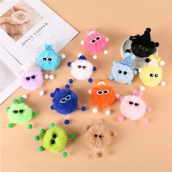 Móc khoá banh xù dễ thương
